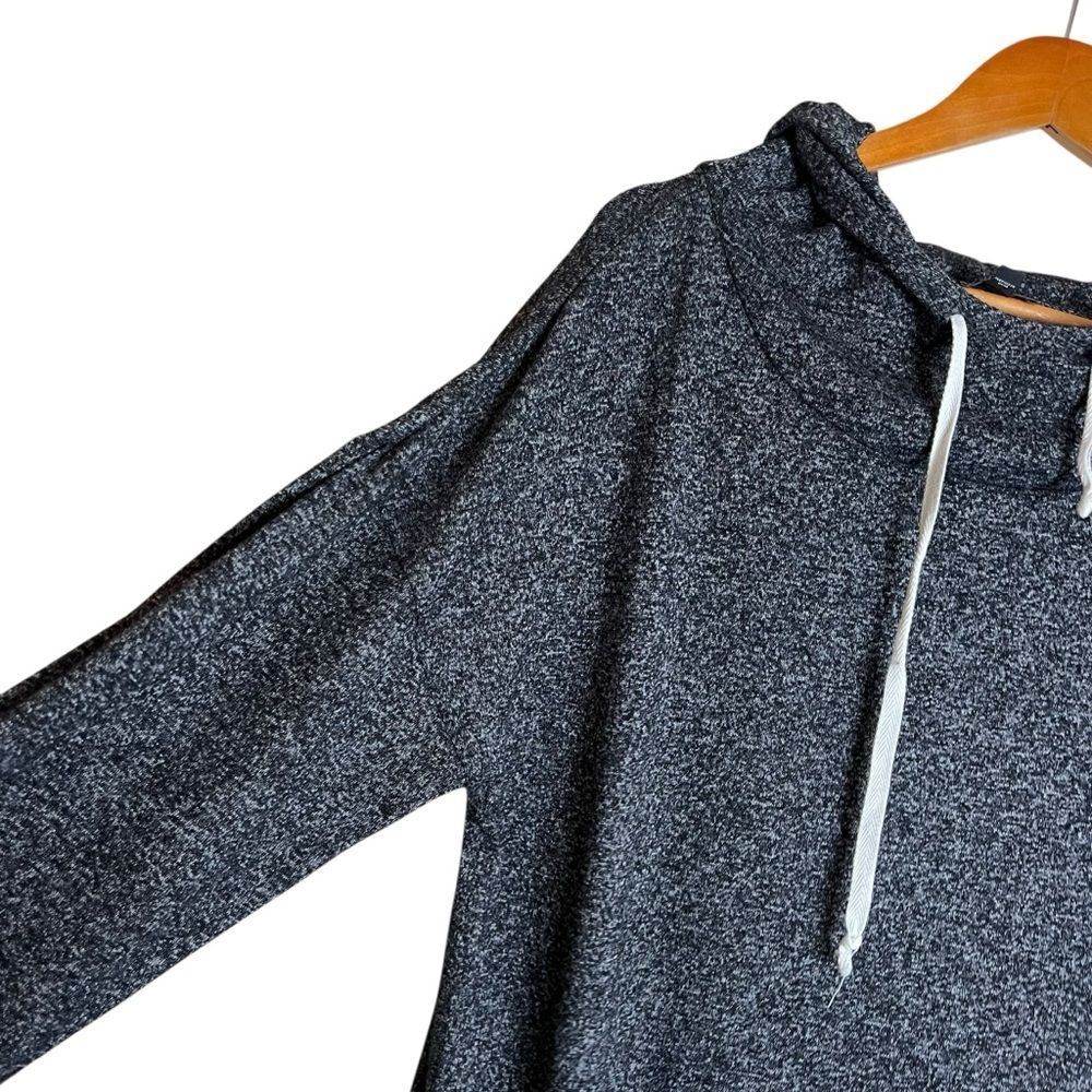 3 for $30! Express dark grey sweater‎ hoodie. Size medium - Picture 2 of 8